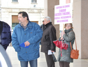 Gli assessori Ippoliti, Giannobi e Prof.ssa Montecchiesi Comitato cittadini
